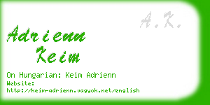adrienn keim business card